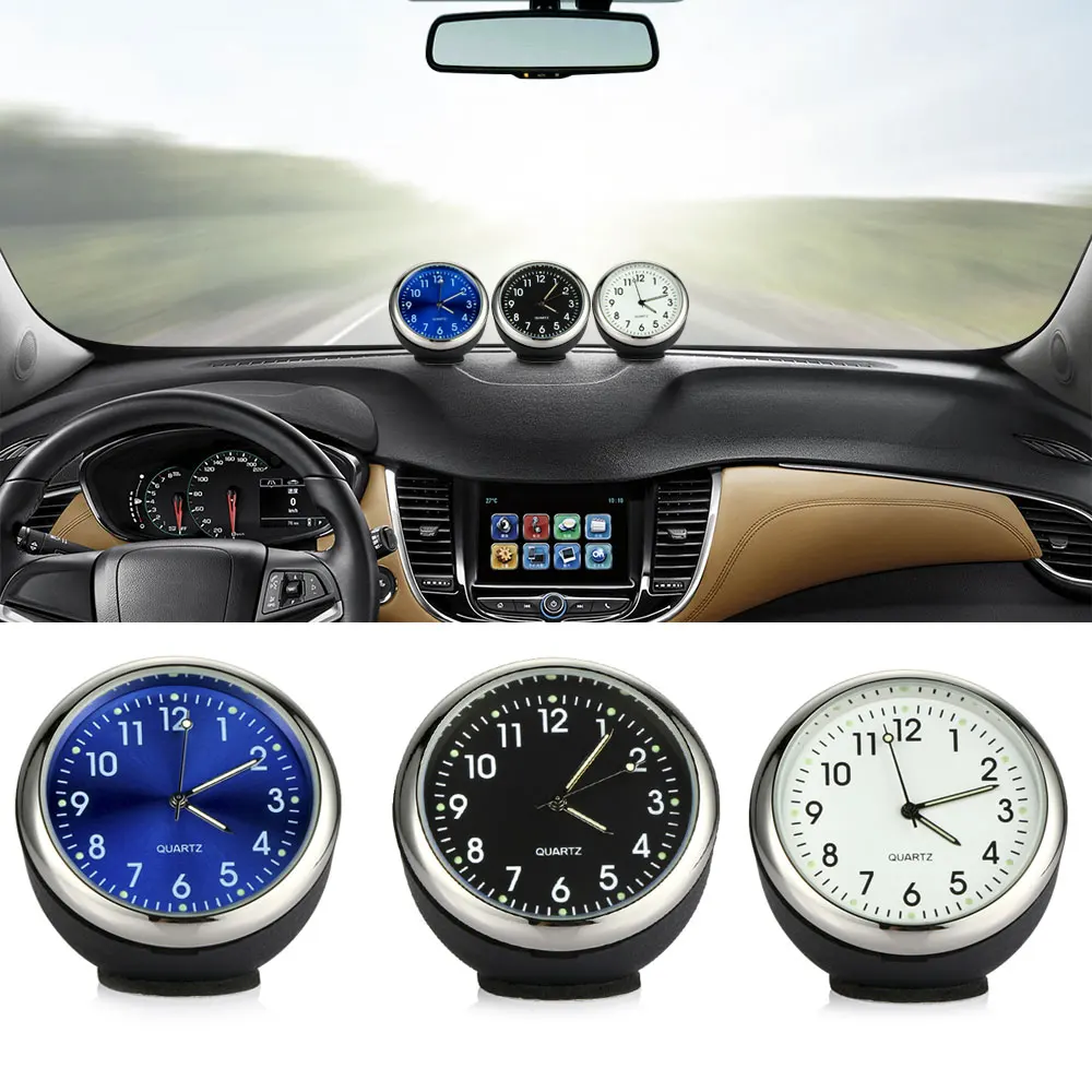 

Car Clock Ornament Auto Watch Decoration Automobiles Interior Dashboard Time Display Digital Pointer Clock In Car Accessories
