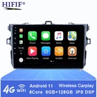 Автомобильный радиоприемник Android 11, мультимедийный плеер для Toyota Corolla E140150, 2006, 2007-2009, 2010, 2011, 2012, 2013, Wi-Fi, GPS-навигация