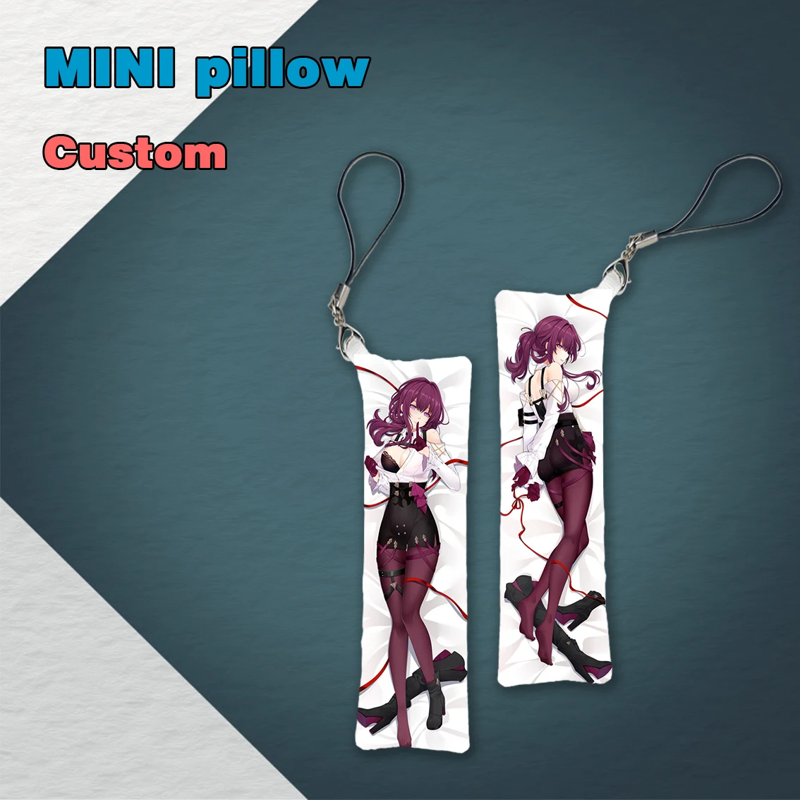 

Аниме игра Honkai: звезда рельс Кафка мини дакимакура искусственное украшение ремешок для телефона милый подарок 3x10 см