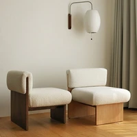 Japanese Solid Wood Living Room Chairs 3