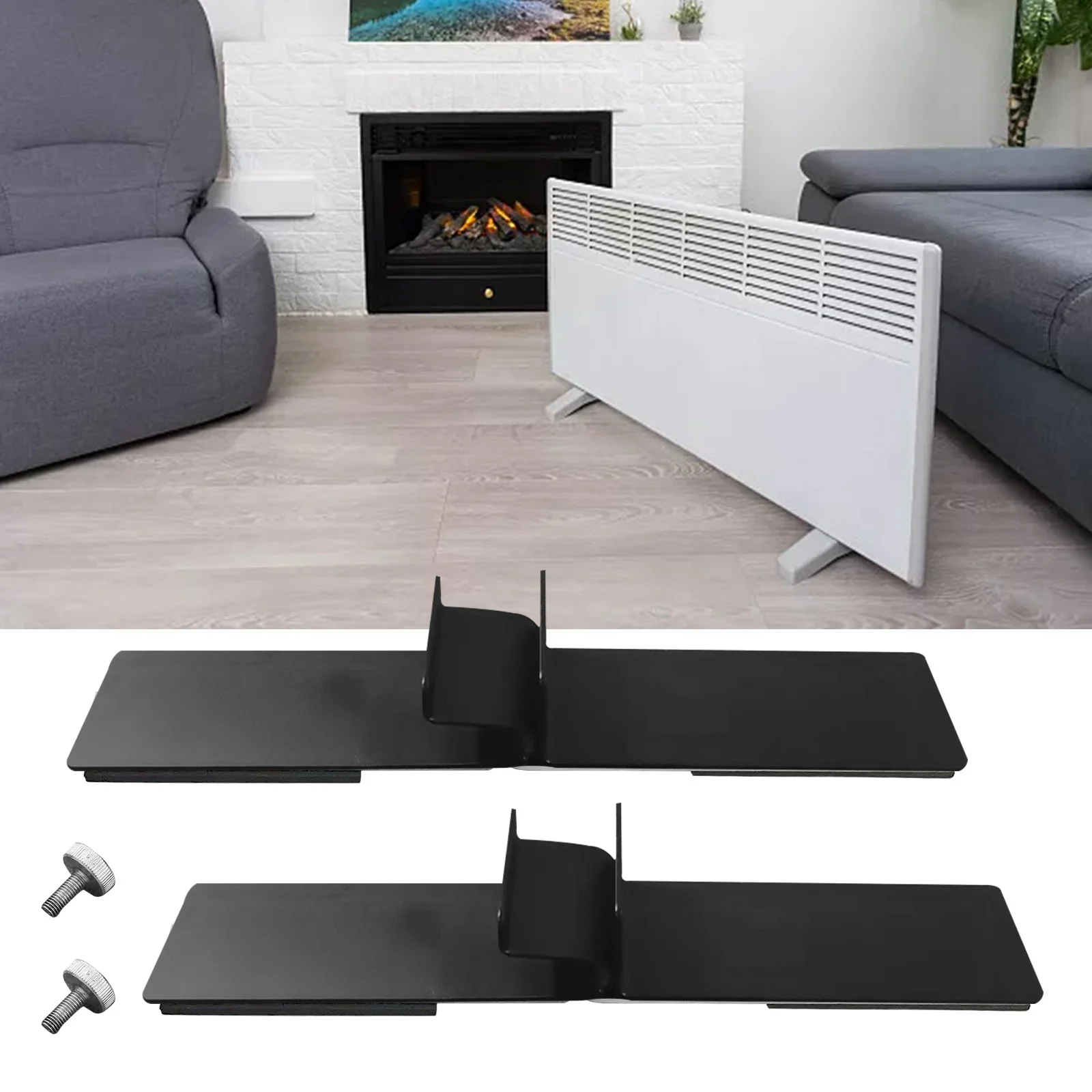 

1/2 Pairs Infrared Heating Plate Holder Portable Bracket Infrared Heating Panel Stand Feet For Infrared Heating Panels 2022 New