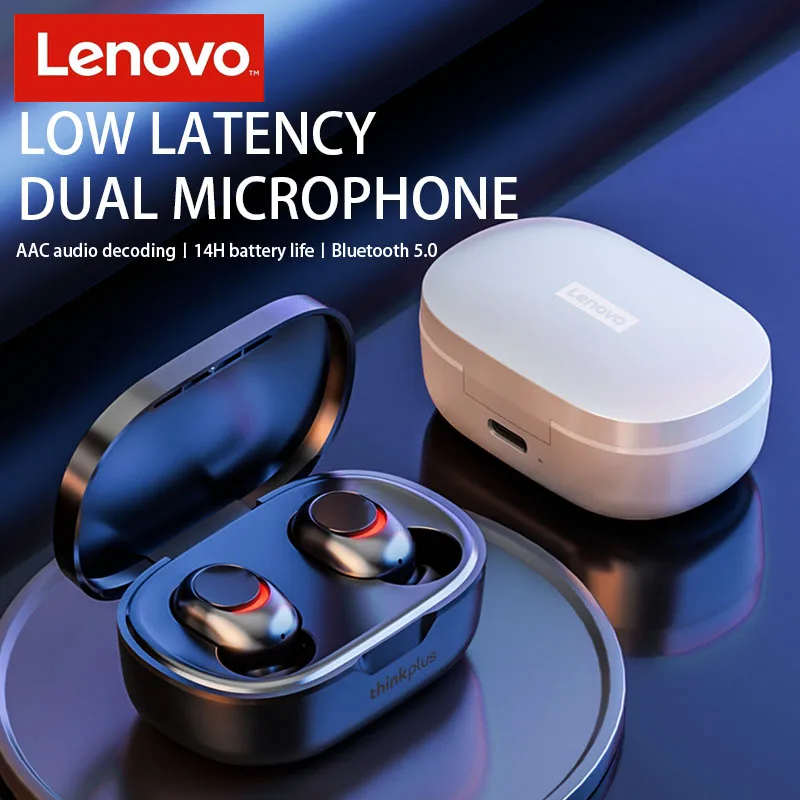 

Беспроводные Bluetooth-наушники Lenovo PD1X с двойным микрофоном, 250 мАч