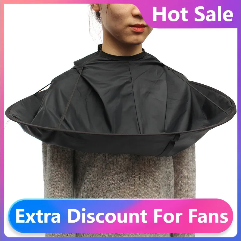 

Fashion 1PCS Cloth Pattern Waterproof Salon Adult Child Hair Cutting Barber Haircut Cape Hairdresser Gown Apron Styling Tools