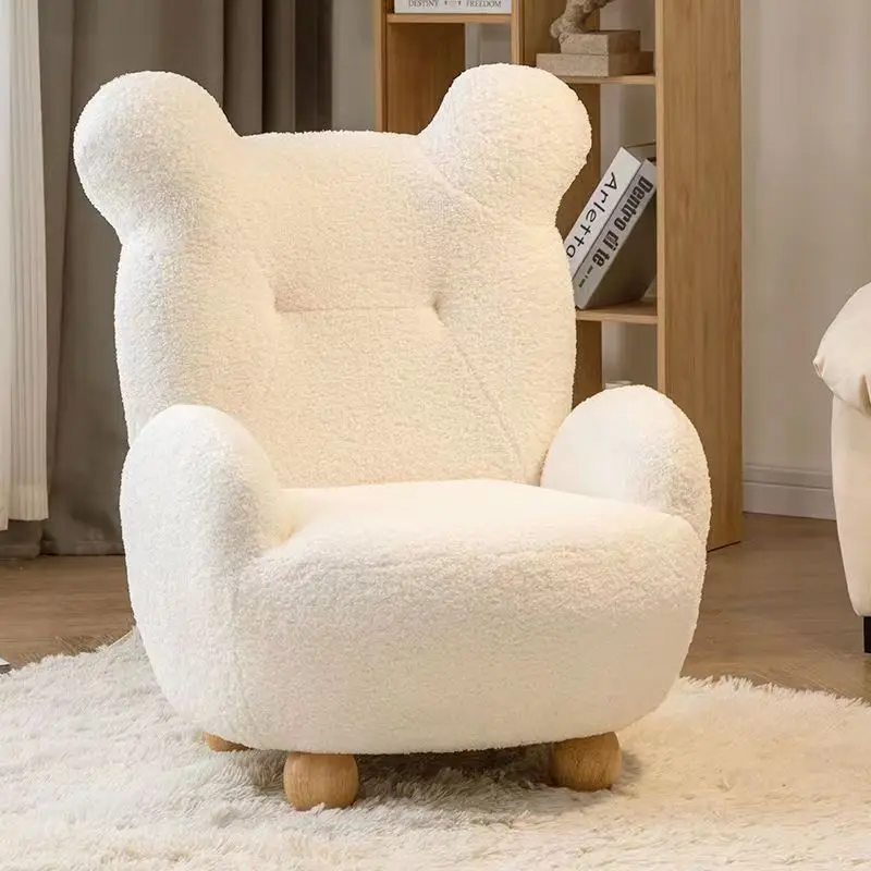 

Recliner Chair Office Outdoor Luxury Dining Designer Chair Living Room White Comfy Game Fauteuil Salon Library Furniture FXP