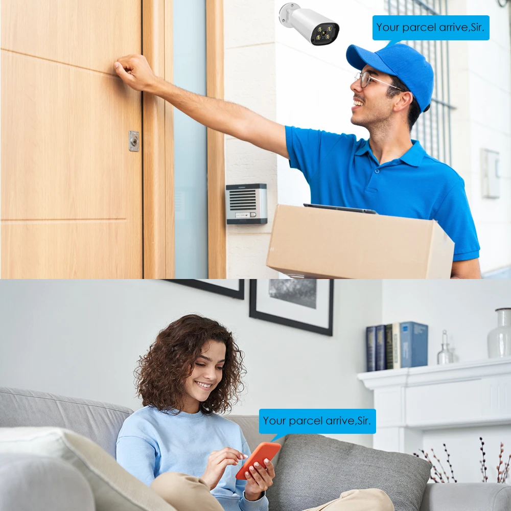 Камера Наружного видеонаблюдения 8 Мп 5 МП POE IP |