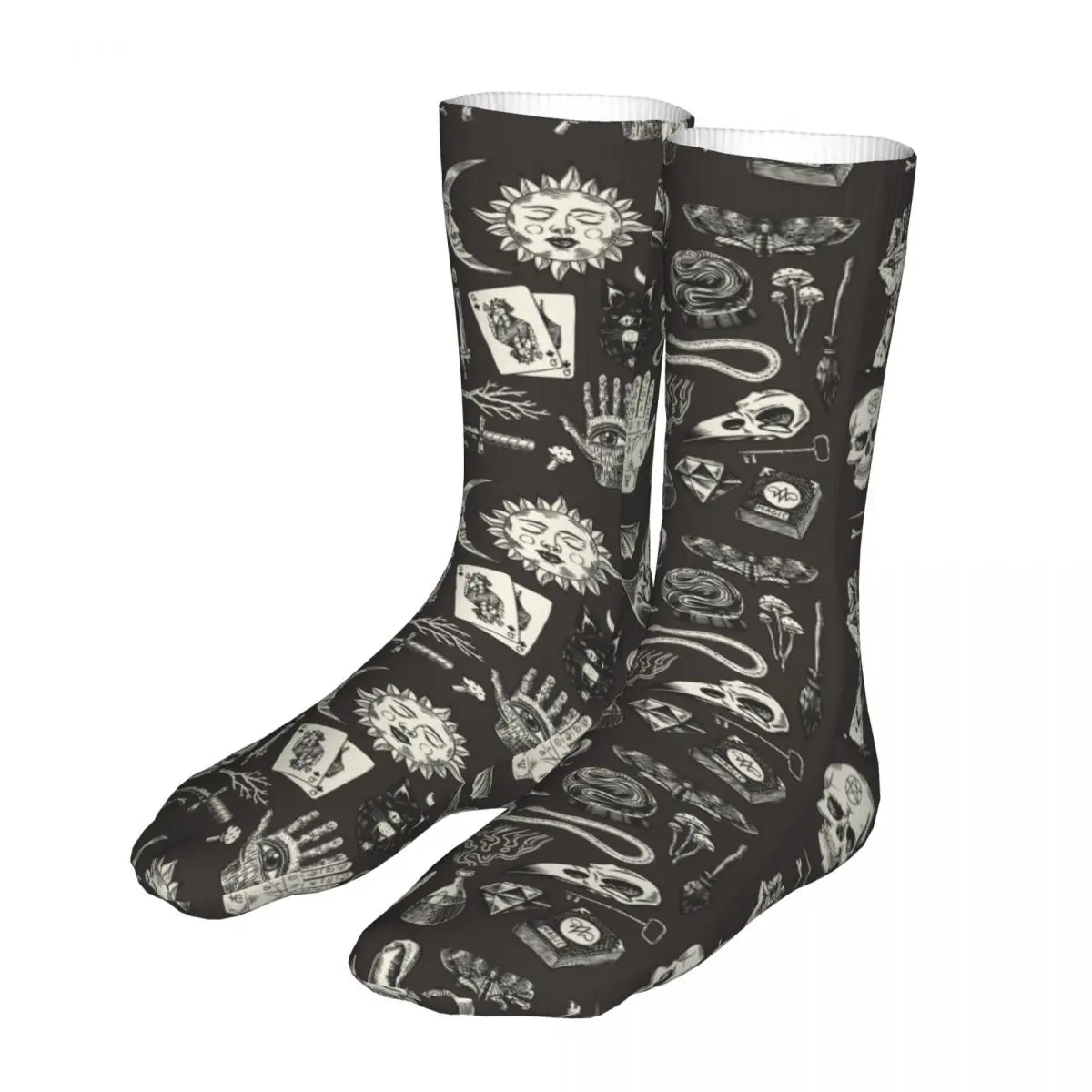 

Mystical Magic Boho Elements Socks Witchcraft Astrological Set Socks Harajuku Spring Summer Autumn Winter Socks Gift