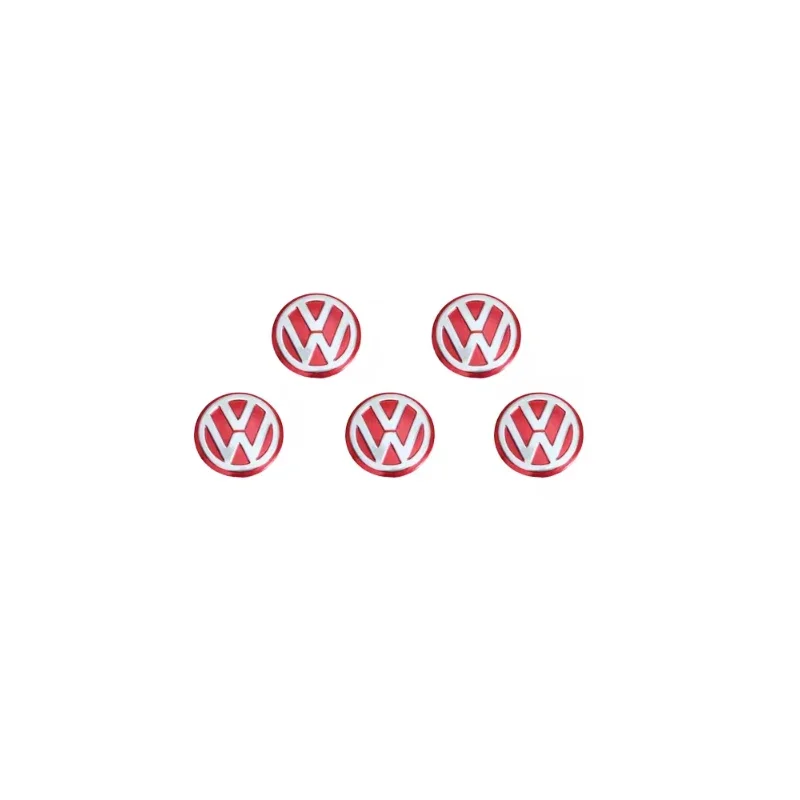

5/10 шт. 14 мм значок дистанционного ключа автомобиля, эмблема, металлический логотип, наклейки для VW GTI Polo Golf Passat Tiguan Arteon Touareg CC Taigo Caddy Je