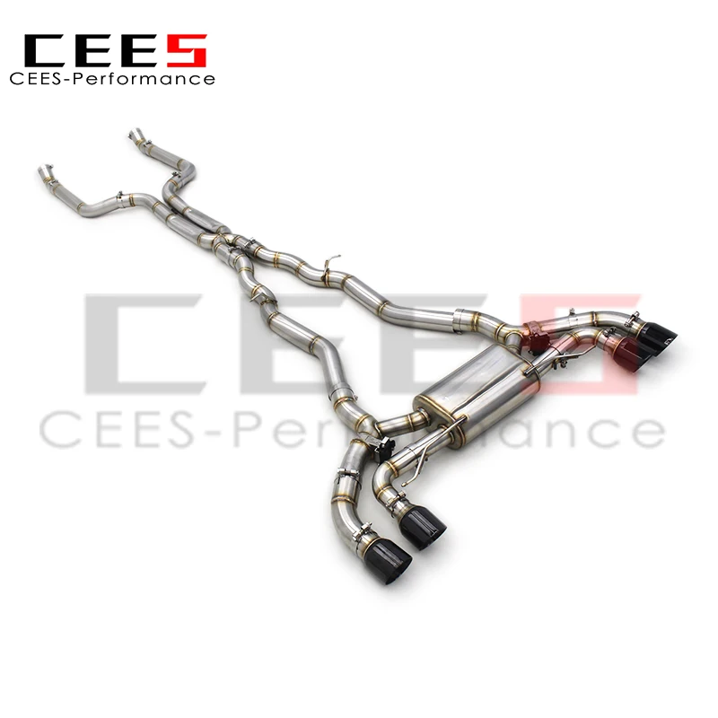 Выхлопные системы CEES Catback для BMW M550/M550i G30 N63 4.4TT 2017-2022 выхлопная труба из