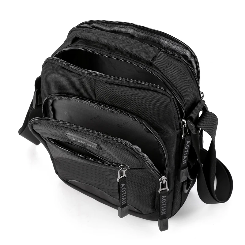 Drop Ship Men Shoulder Bag Boys Crossbody Bag High Quality Man Messenger Bag Nylon Cellphone Male Handbags Purse Bolsas