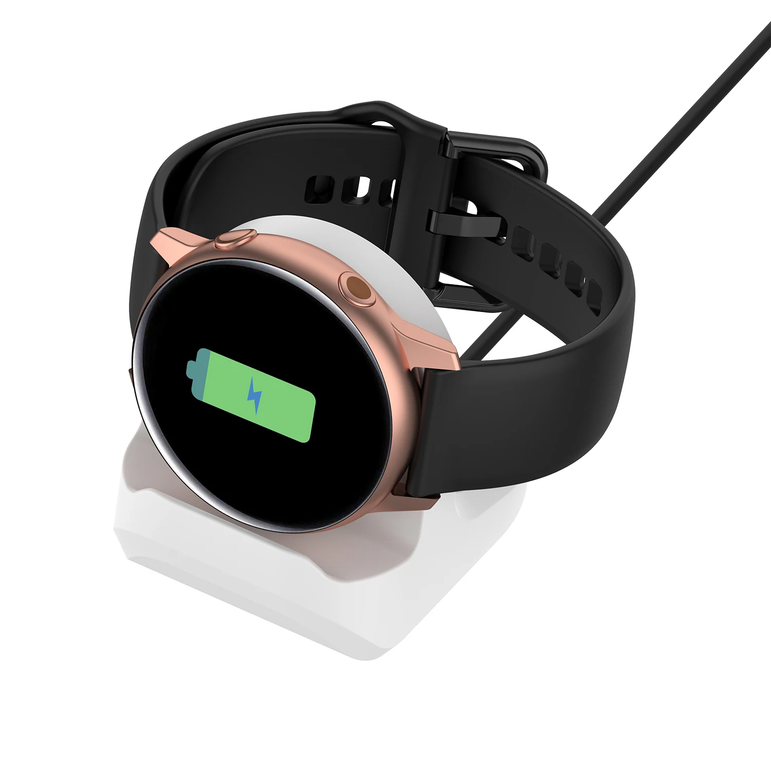 

Wireless Charger Charging Dock Fast Charging Base For Samsung Galaxy Watch Active SM-R500 Smart Watch Accessories Silicone SP99