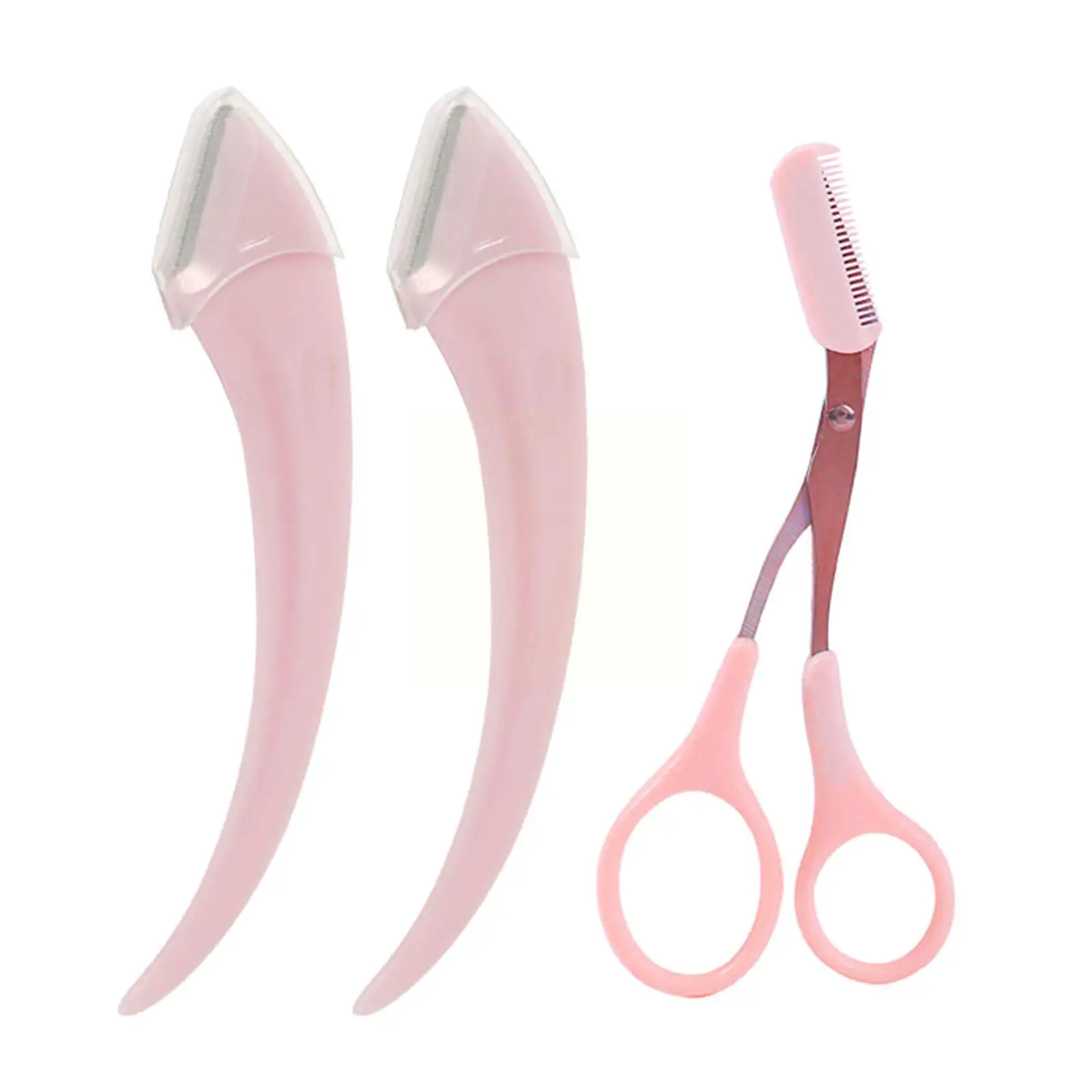 

3pcs/set Beauty Scissors Eyebrow Trimmer With Comb Beauty Eyebrow Cosmetics Cosmetic Scissors Tools Scissors H2Y1