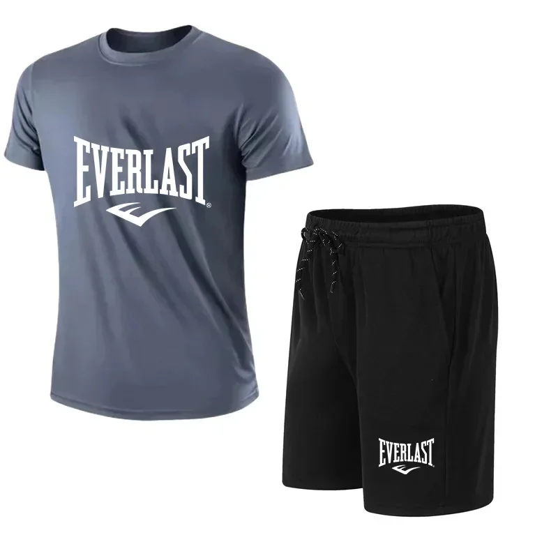 Фото EVERLAST, камуфляж неформальный для мужчин + брюки cortos, комплект из 2-х предметов, комплект deportivo de manga corta con respira №5