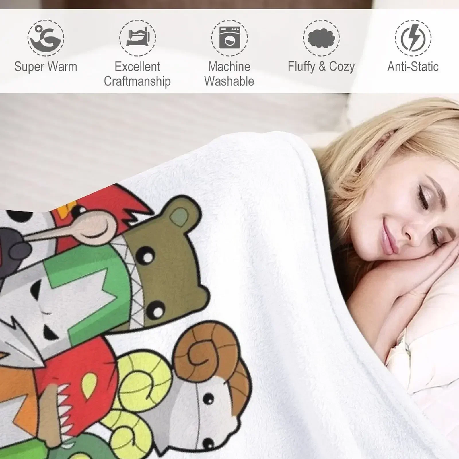 Одеяло Castle Crasher All Knight мягкий клетчатый спальный мешок клетчатые одеяла