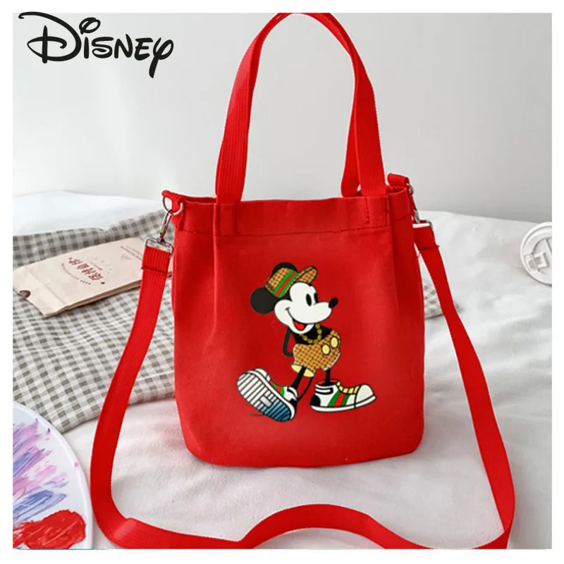 Disney Mickey Women's Handbag Fashion Cartoon Multi-functional Crossbody Shoulder Bag Women's Bag High Quality Children's Bag