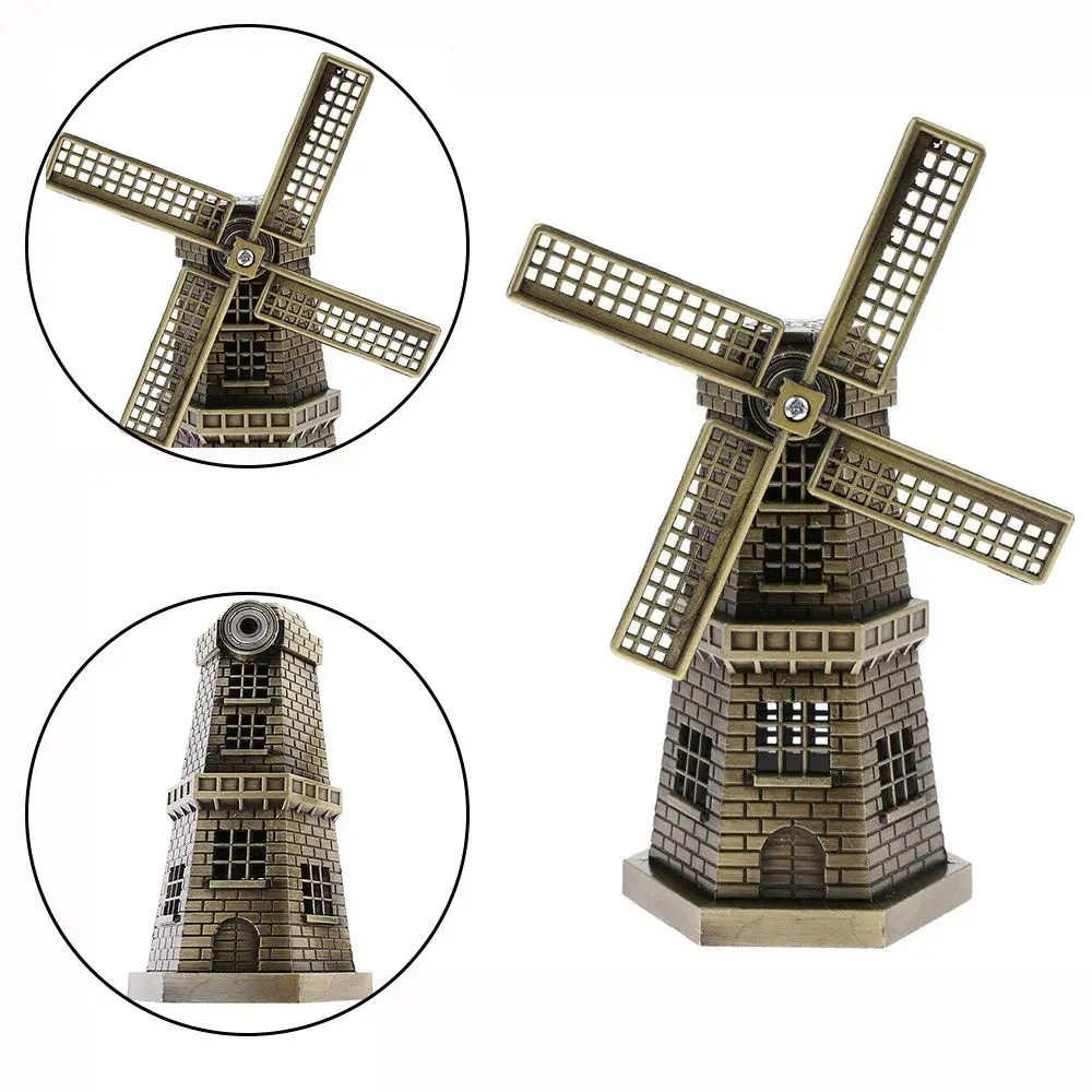 

Creative Furnishings Gift Handicraft Decoration Desktop Ornament Windmill Sculpture Windmill Model Home Decoration