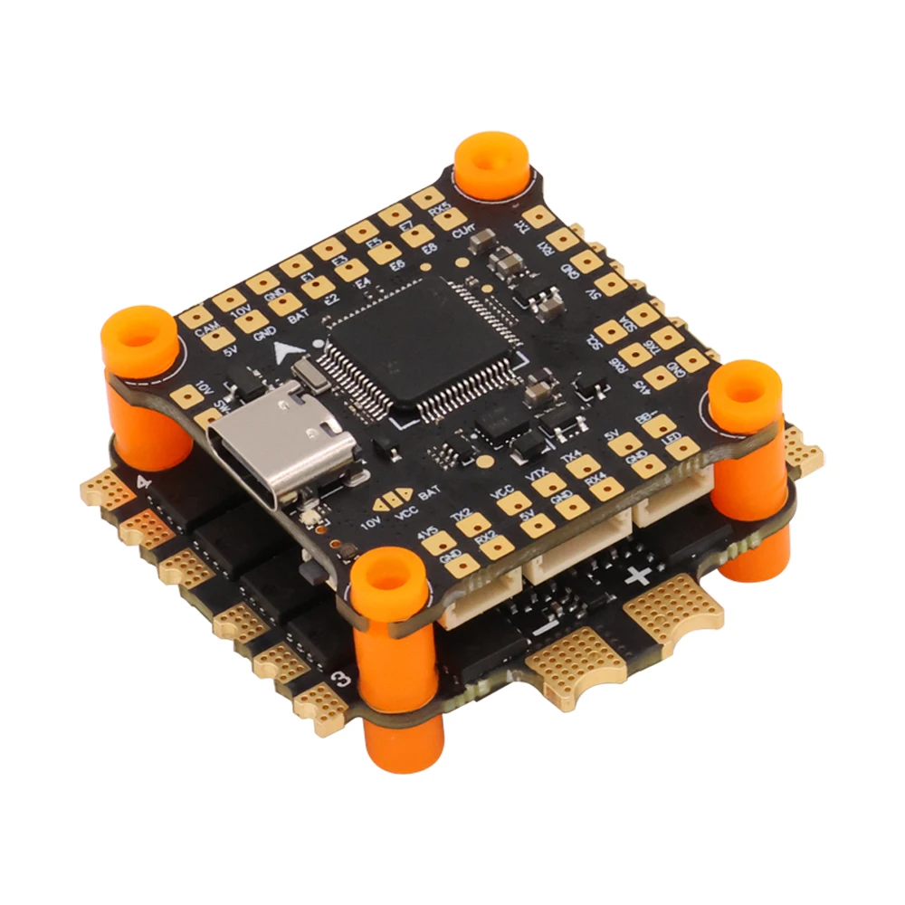 Фото 2026 Hakrc F7 F722 V2 SE Flytower 2-6S 65A X4 ESC 32 бит Бесщеточная скорость Iflight для Geprc Tmotor Frame Dr-ones Аксессуары №2