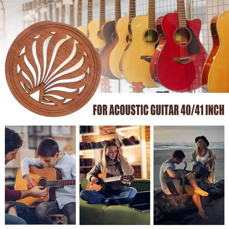 Блок отверстия для звука гитары декоративные детали аксессуары портативный