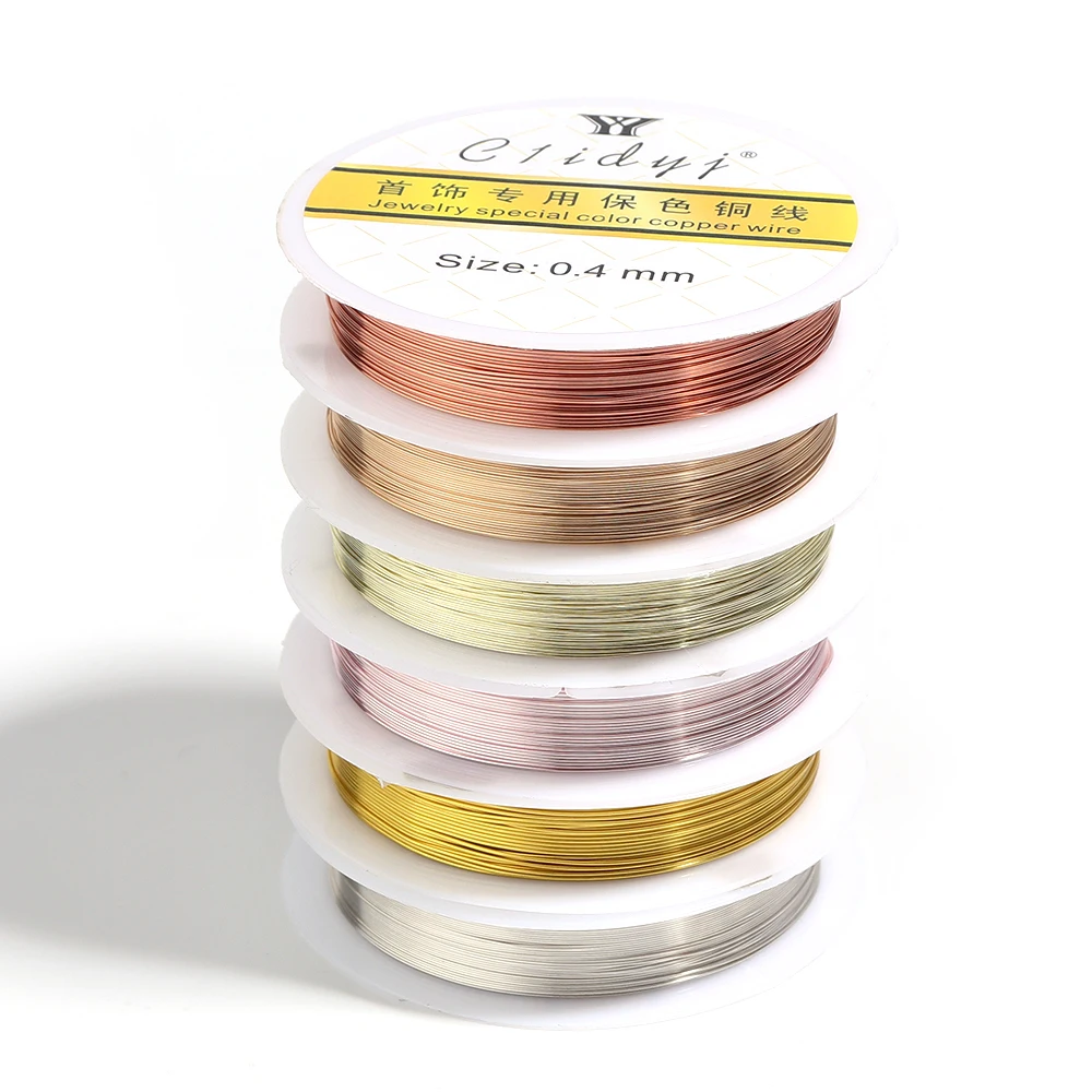 Медная проволока для бисероплетения 6 цветов | Фурнитура и компоненты
