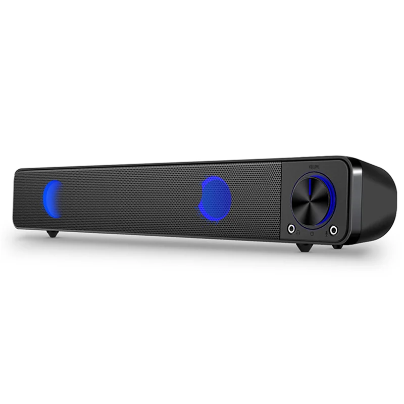 

Computer Speaker USB Wired Small Audio Stereo Sound Subwoofer Home Desktop Soundbar for Laptop Desktop Computer