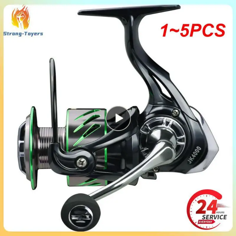 

1~5PCS Fishing Reel 2000-7000 Spinning Reel Max Drag 8KG Reel Metal Spool EVA Grip Fishing Reel Fishing Accessories Carp Reel