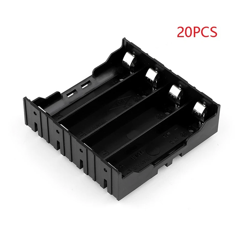 

20 шт., черный чехол для аккумулятора 4X 13,7 V 18650