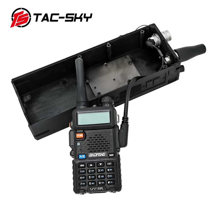 TS TAC-SKY Harris fake case walkie-talkie model Tactical AN/PRC 148152152a for tactical 6 pin U94 PTT prc 148 virtual box