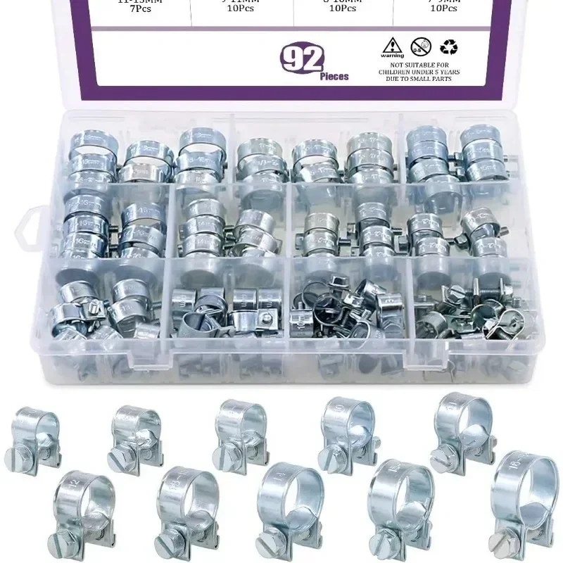 

Набор хомутов для шлангов 92 шт.