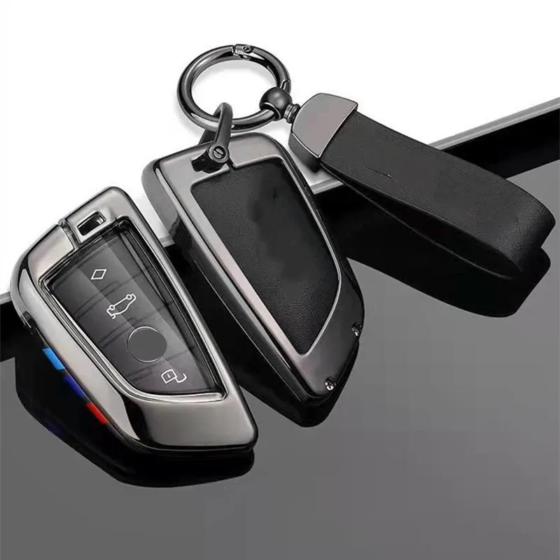 

Zinc Alloy Remote Key Case Cover For BMW X1 X3 X4 X5 X6 X7 F15 F16 1/3/5/6/7 Series G11 G01 G02 F48 F39 G20 G30 Protective Shell