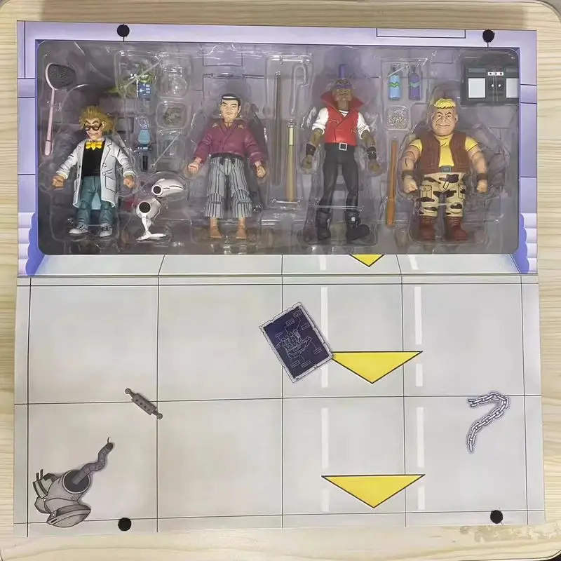

The Premonition Of The Original Neca Ninja Turtles Sdcc Animated Four-person Suit Mouse Master Tmnt 7 Inch Action Figure Toy