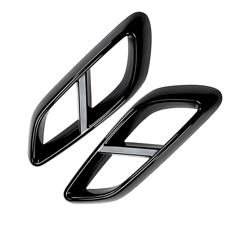 1 пара заднего бампера автомобиля выхлопная труба крышка накладка украшение для