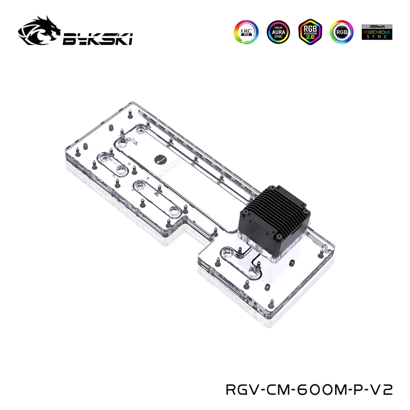 

Bykski Acrylic Distro Plate For Cooler Master SL600M Computer Case ,Water Tank, Water Cooling Reservoir, RGV-CM-600M-P-V2