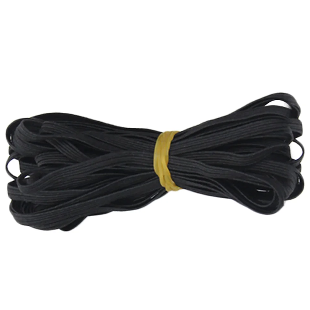 

Elastic Band Cordbands Sewing Knitting Spool Masksstretch String Face Black