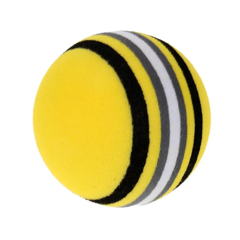 

2/3/5 10 Pieces EVA Foam Sponge Golf Balls for Swing Practice Training Yellow