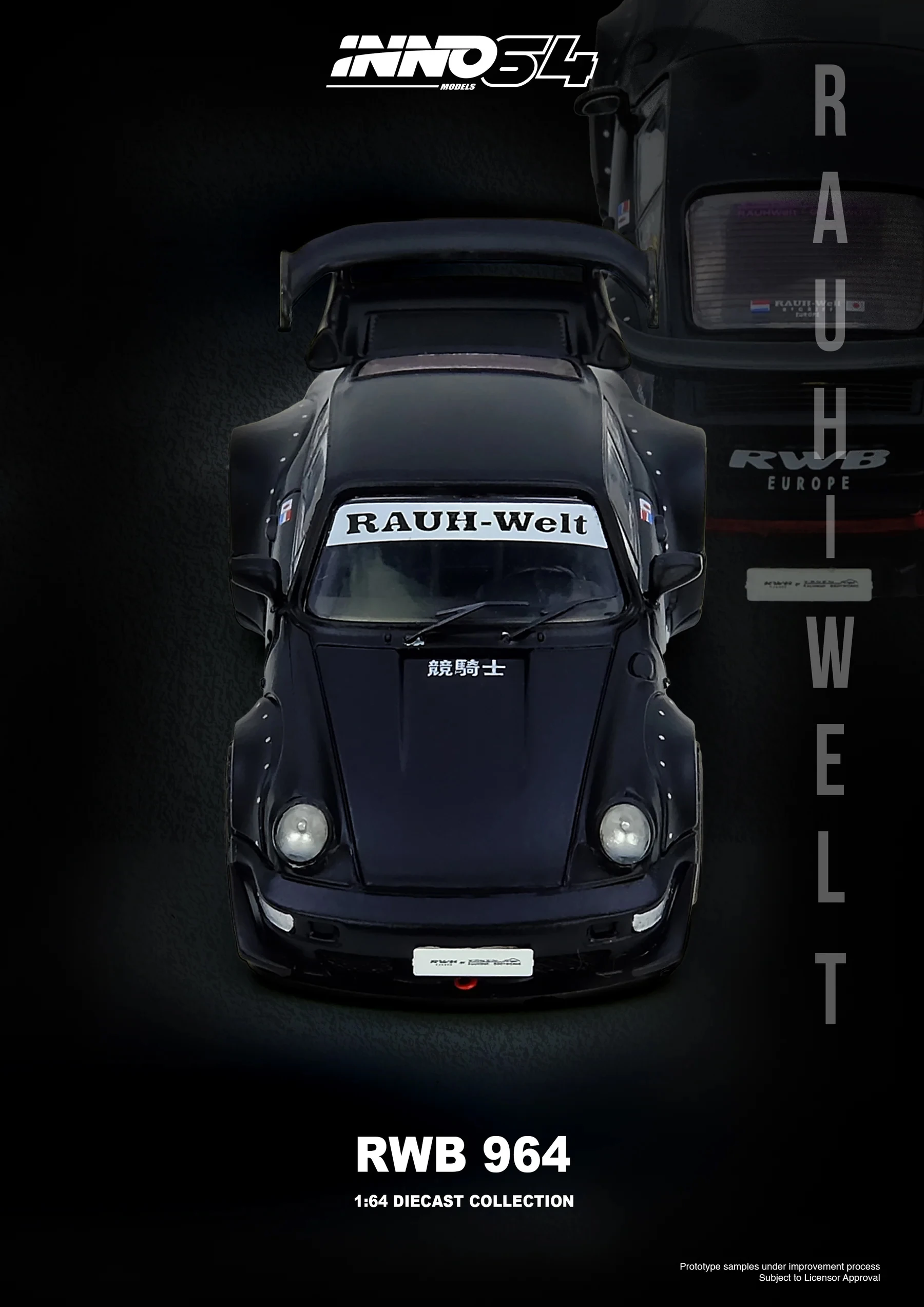 Фото INNO64 1:64 Porsche 911 RWB 964 