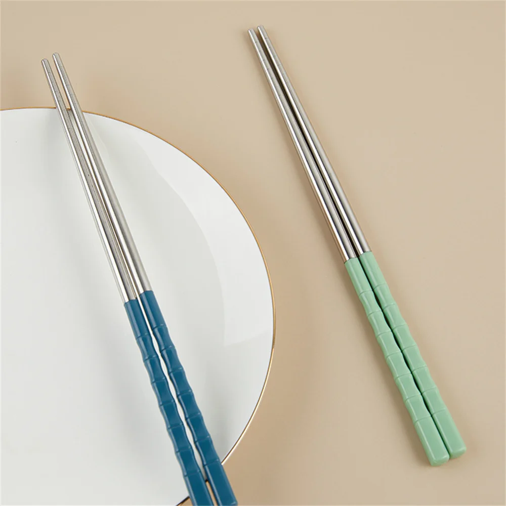 

5 Color Chopsticks High Temperature Resistant Environmental Protection Chinese Chopsticks Non-slip Colorful Chopsticks Tableware