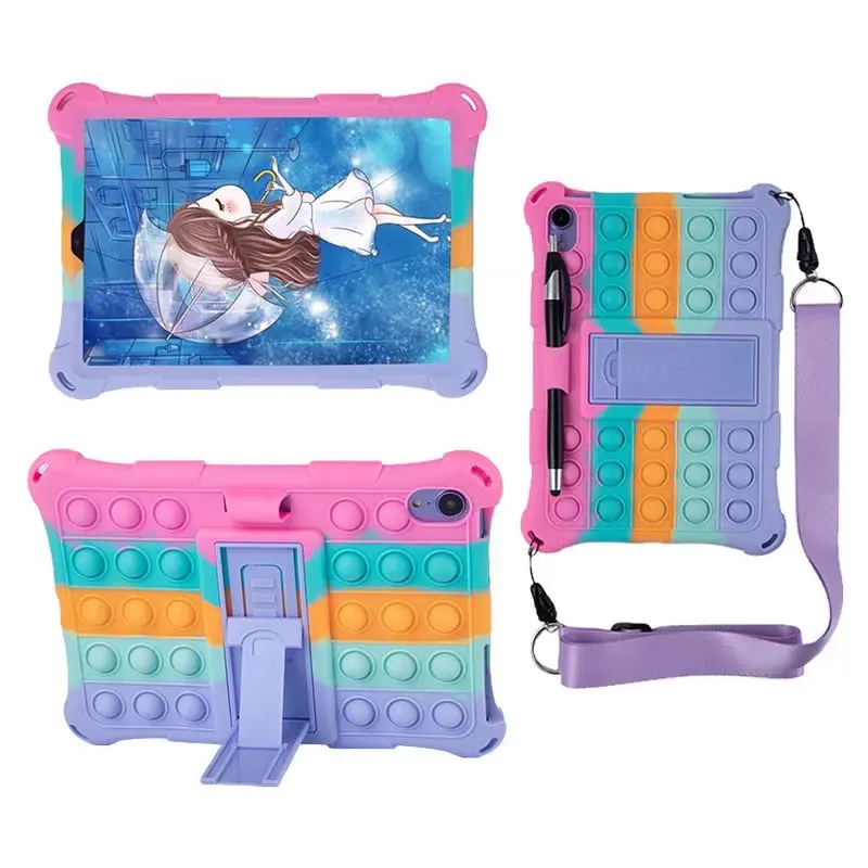 

Мягкий силиконовый чехол для iPad 9,7, 5, 6, новинка, Pop Push It Bubble, чехол для iPad 10,2 дюйма, 7, 8, Mini 1, 2, 3, 4, 5, 6, Air 1, 2, нетоксичный чехол