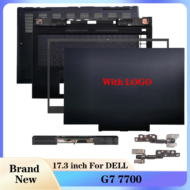 

Новинка, чехол для ноутбука DELL G7 7700 17 дюймов, задняя крышка ЖК-экрана/Передняя панель/петля/Крышка шарнира/Упор для рук/Нижняя крышка 010X7Y 0RC7PR