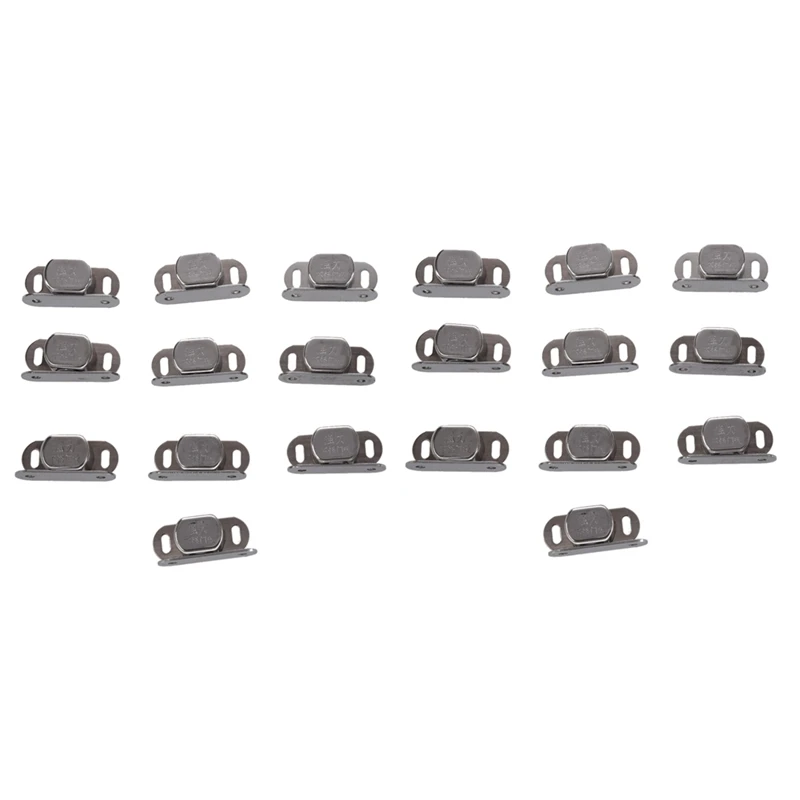 

20 Pcs Silver Metal Single Magnet Lock For Cabinet Door Cabinet