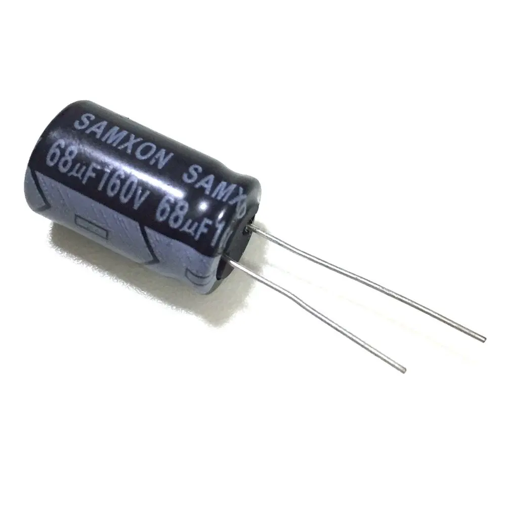 

5pcs 68uF 160V 68MFD 160WV 13*20mm Aluminum Electrolytic Capacitor Radial