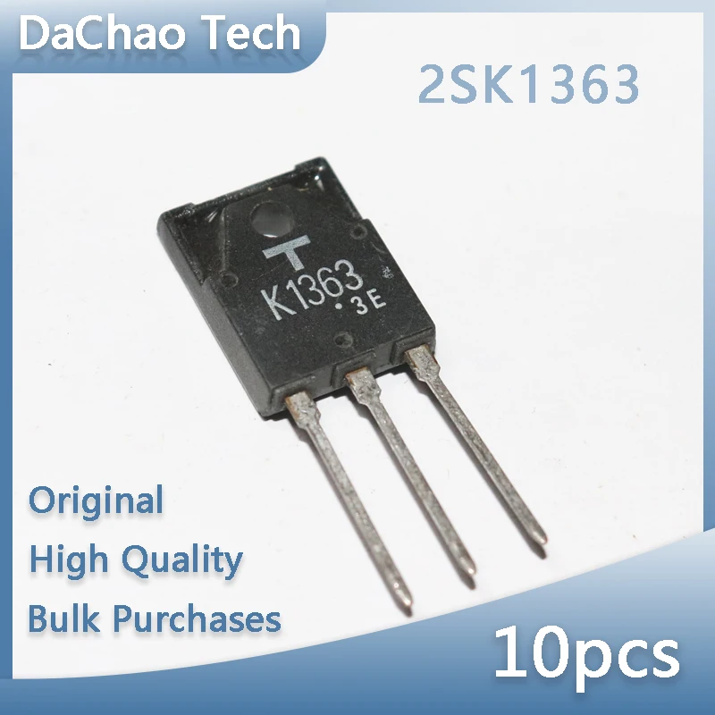 

10 шт., 2SK1363 K1363 8A 900V 90W Toshiba TO-3PF оригинальный новый
