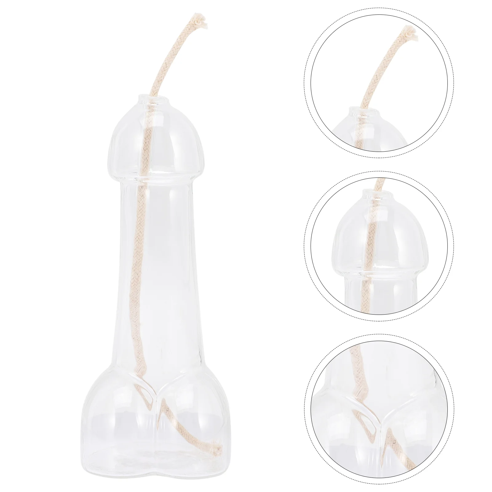 

Прозрачная масляная прочная прозрачная новинка многоразовые настольные масляные лампы стеклянная керосиновая лампа для кухни дома комнат...