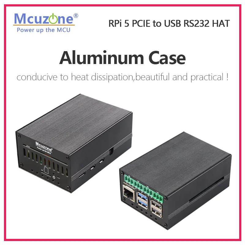 MP4232 Raspberry Pi 5 PCIE к USB RS232 HAT 3 * USB2.0 без драйвера телефон