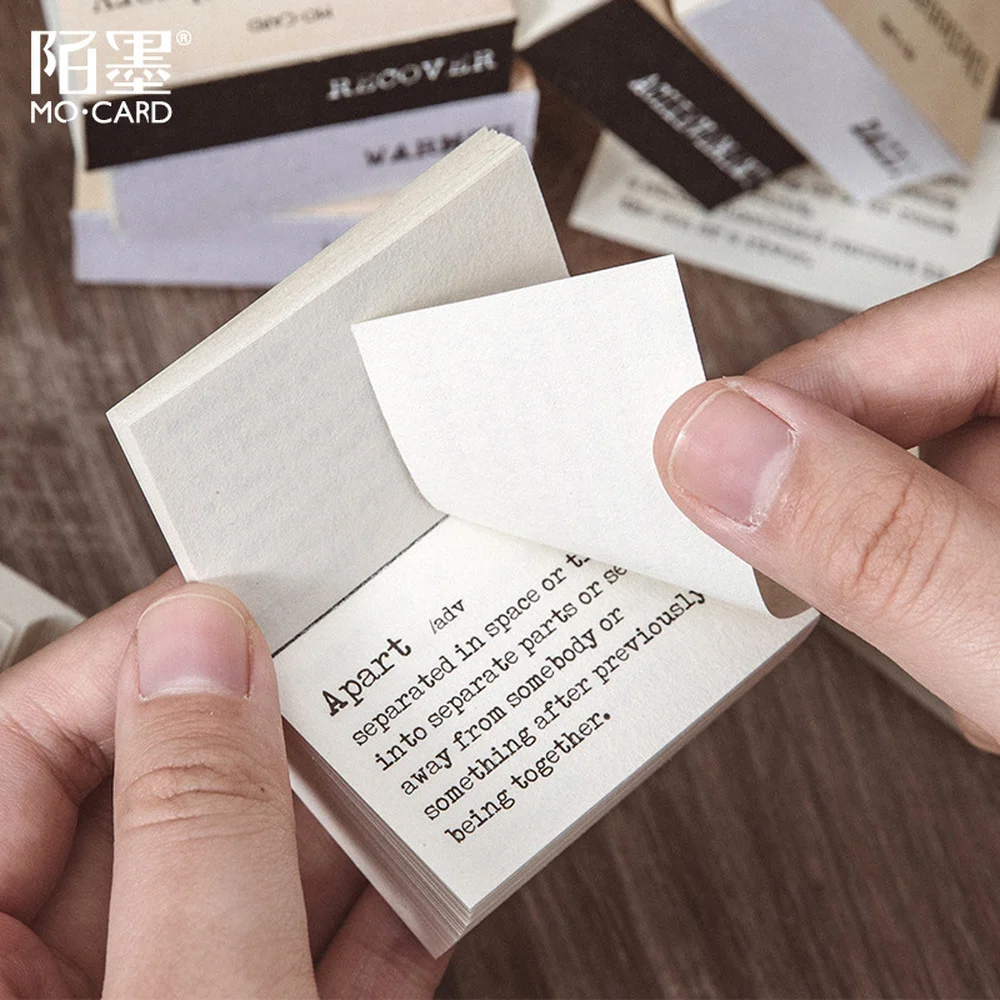 100 листов блокнот для записей английская книга с надписями винтажный коллаж