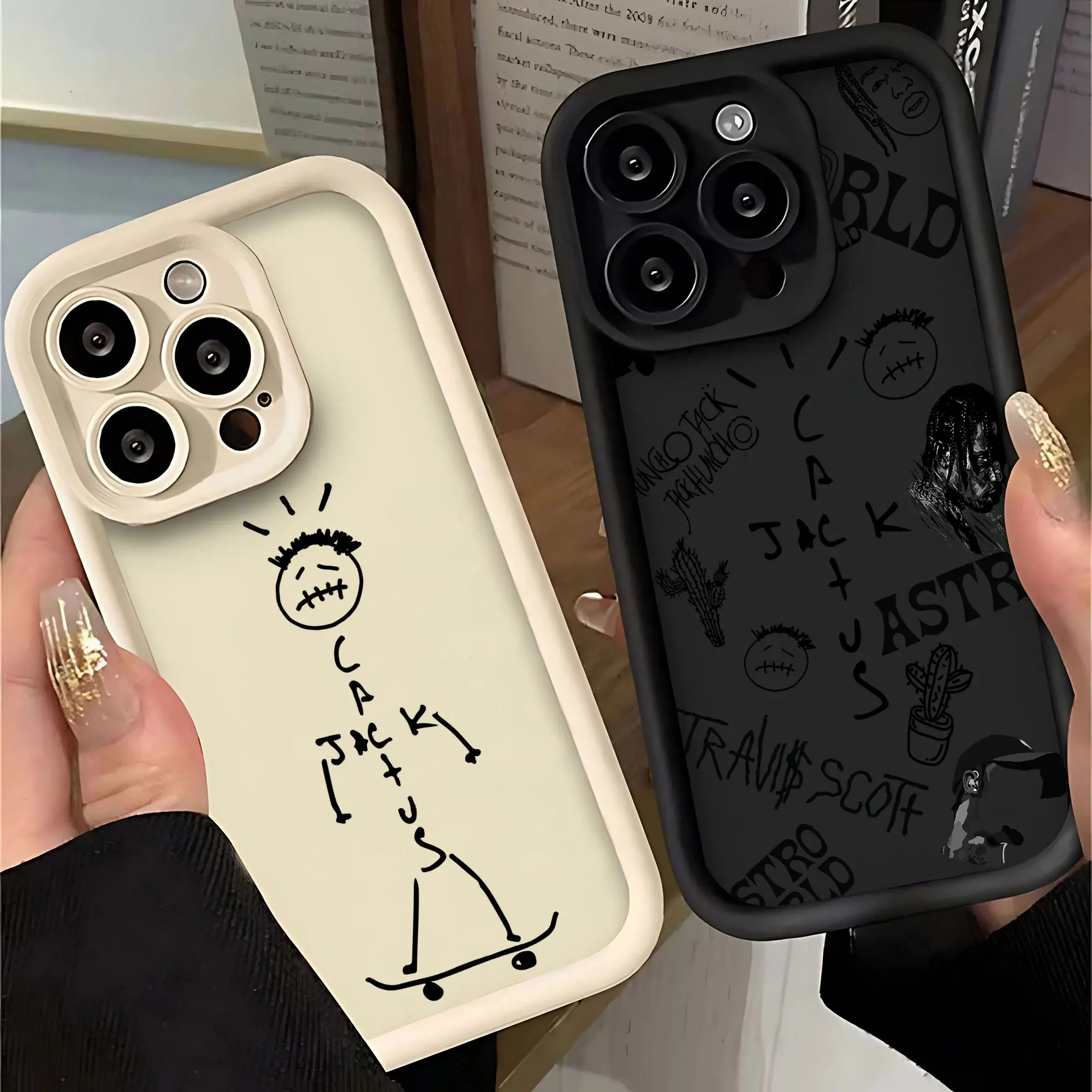 Роскошный чехол для телефона с тревисом Скоттом КАКТУСОМ Джеком Samsung S24 S23 S22 S21 S20