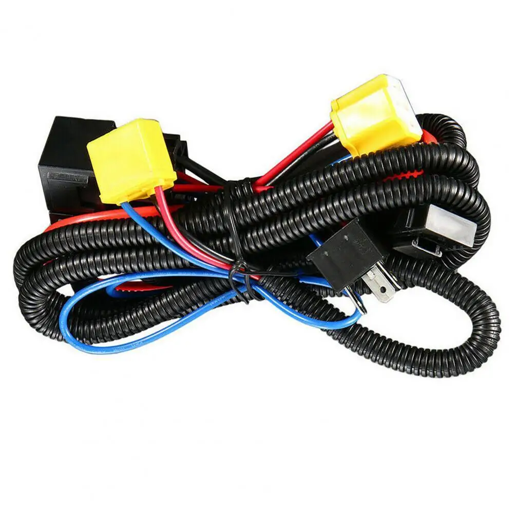 

Headlight Harness Stable Compact Corrosion-resistant 12V H4 Car Headlight Relay Harness Light Harness for SUV
