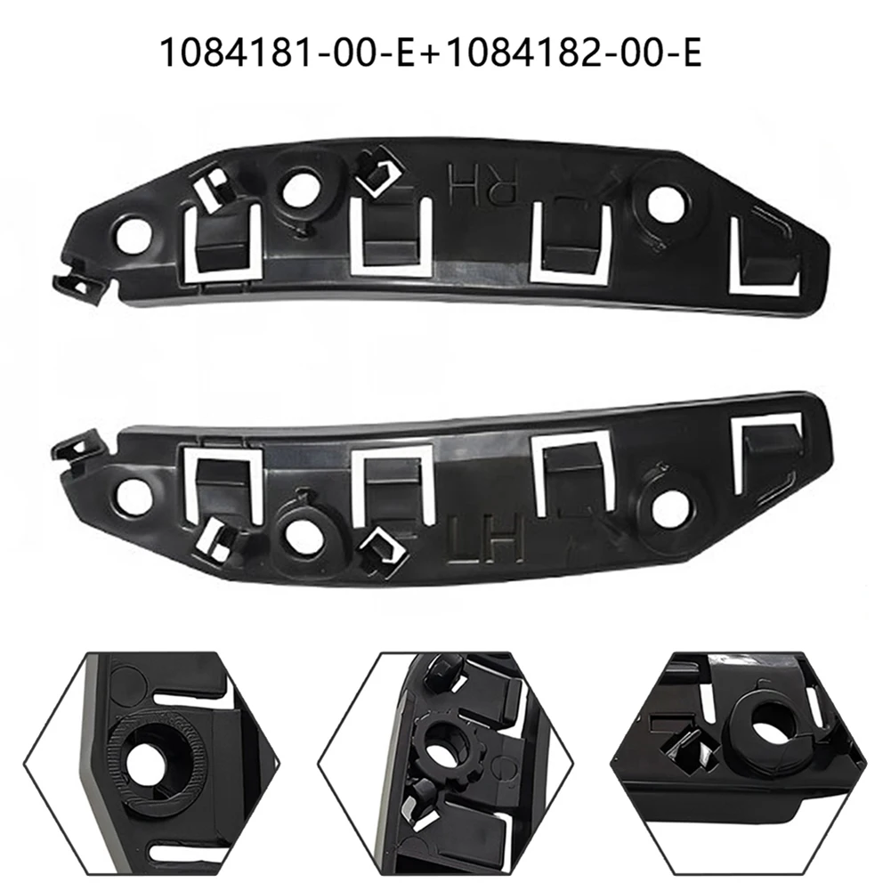 

Front Bumper Bracket Support Holders Fits For Tesla Model 3 1084181-00-E 1084182-00-E Automobiles Exterior Accessories