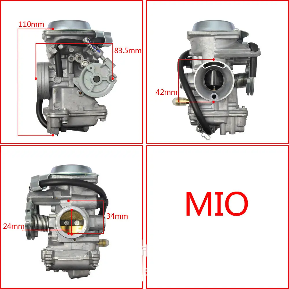 Карбюратор для мотоцикла Yamaha Mio Egos 110-125CC Finovespa Vespa