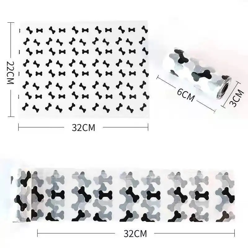 Мешки для какашек домашних животных одноразовые мешки мусора собак и кошек