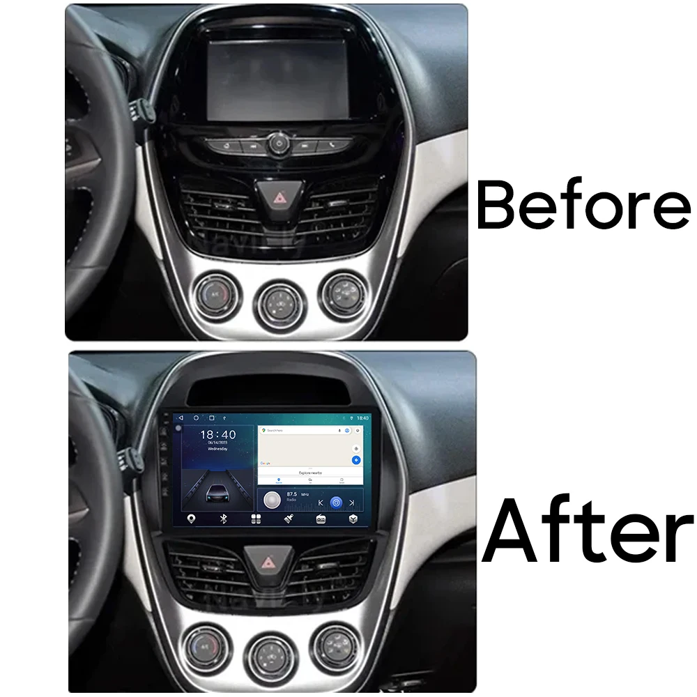 Автомобильный радиоприемник Carplay для Chevrolet Spark Beat 2015-2017 GPS-навигация Видео Android
