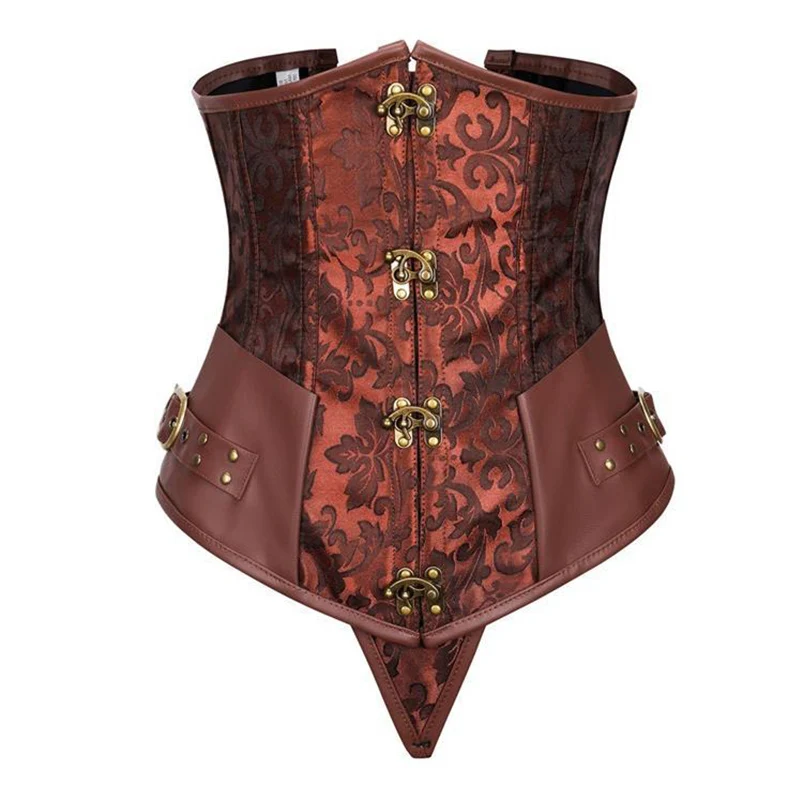 Винтажный корсет в стиле стимпанк готическая одежда корсеты женские бюстье топы